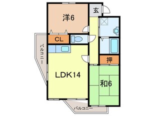 グランドメゾン池上・２の物件間取画像